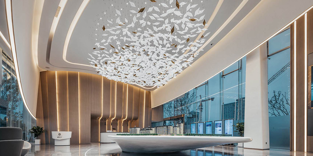 澳门今天晚上开的号码合彩售楼部装饰吊灯：打造光影艺术，提升楼盘形象