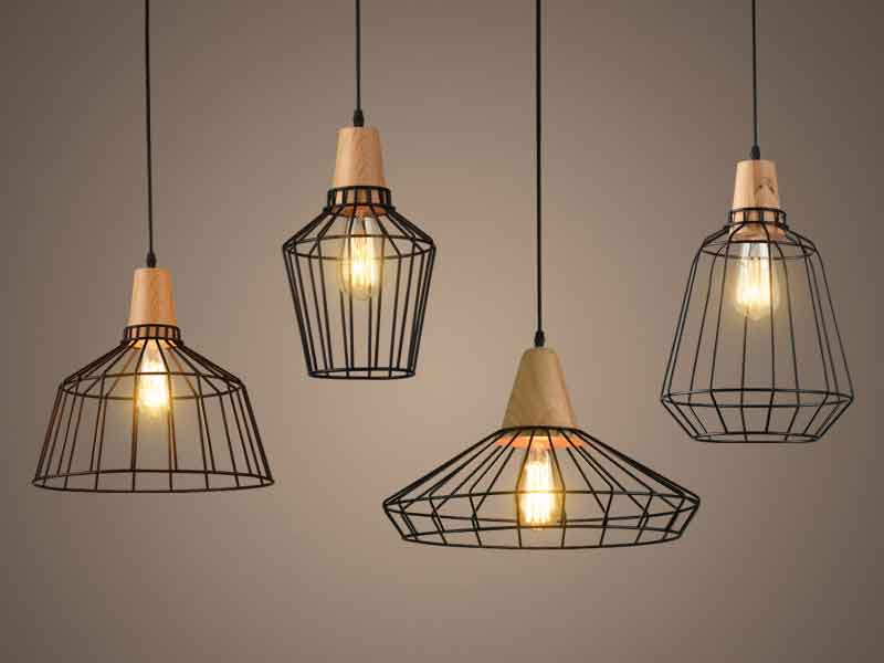 工业风铁艺吊灯-K107