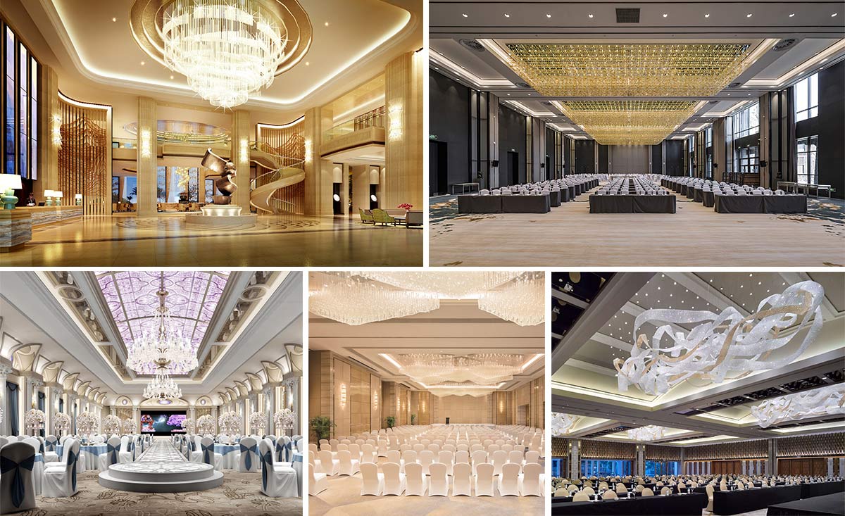 宴会厅吊灯装饰方案1 宴会厅吊灯装饰方案1