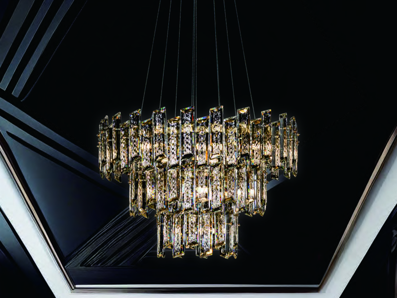 家具定做厂家为您定制璀璨奢华的水晶吊灯