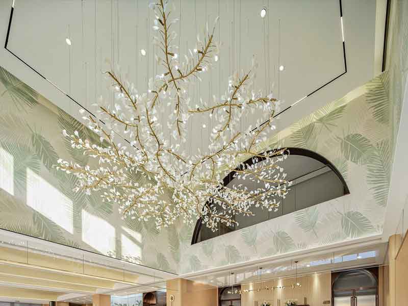 酒店大堂非标定制装饰吊灯-K089 酒店大堂非标定制装饰吊灯-K089