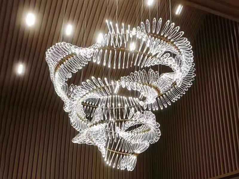 非标工程大堂装饰吊灯-K041