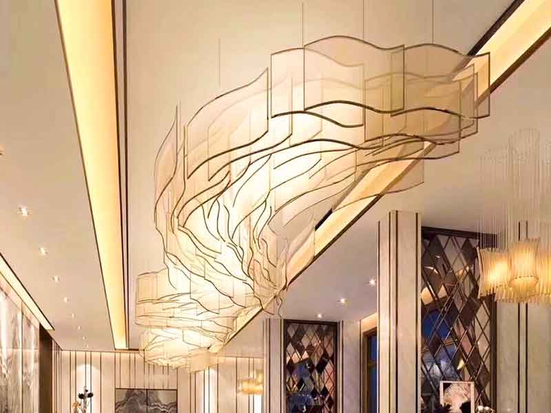 非标工程酒店大堂走廊装饰吊灯-K049