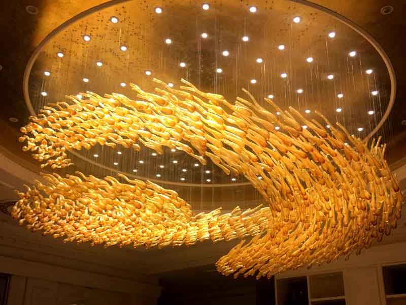 非标大厅玻璃装饰吊灯-K056