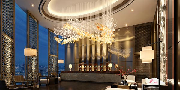 澳门今天晚上开的号码合彩助力豪华酒店大堂吊灯的呈现 澳门今天晚上开的号码合彩助力豪华酒店大堂吊灯的呈现