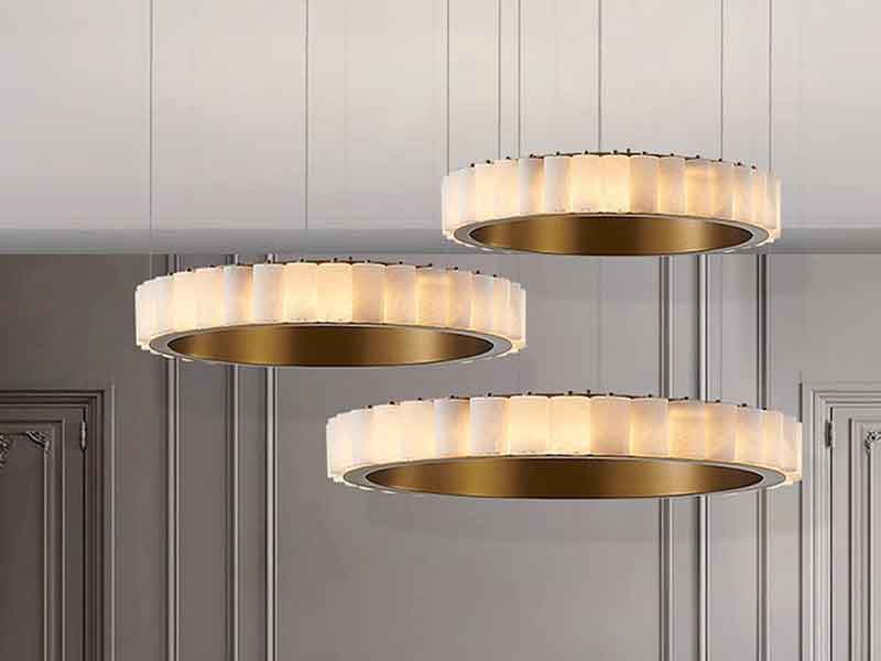 轻奢客厅圆形吊灯-K065