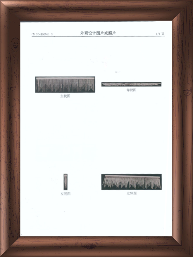 外观专利-4204833水晶灯-1